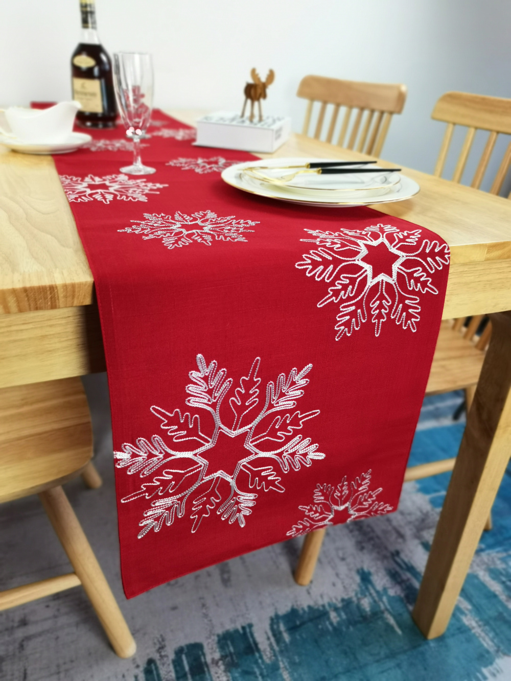 Embroidered Table Runner
