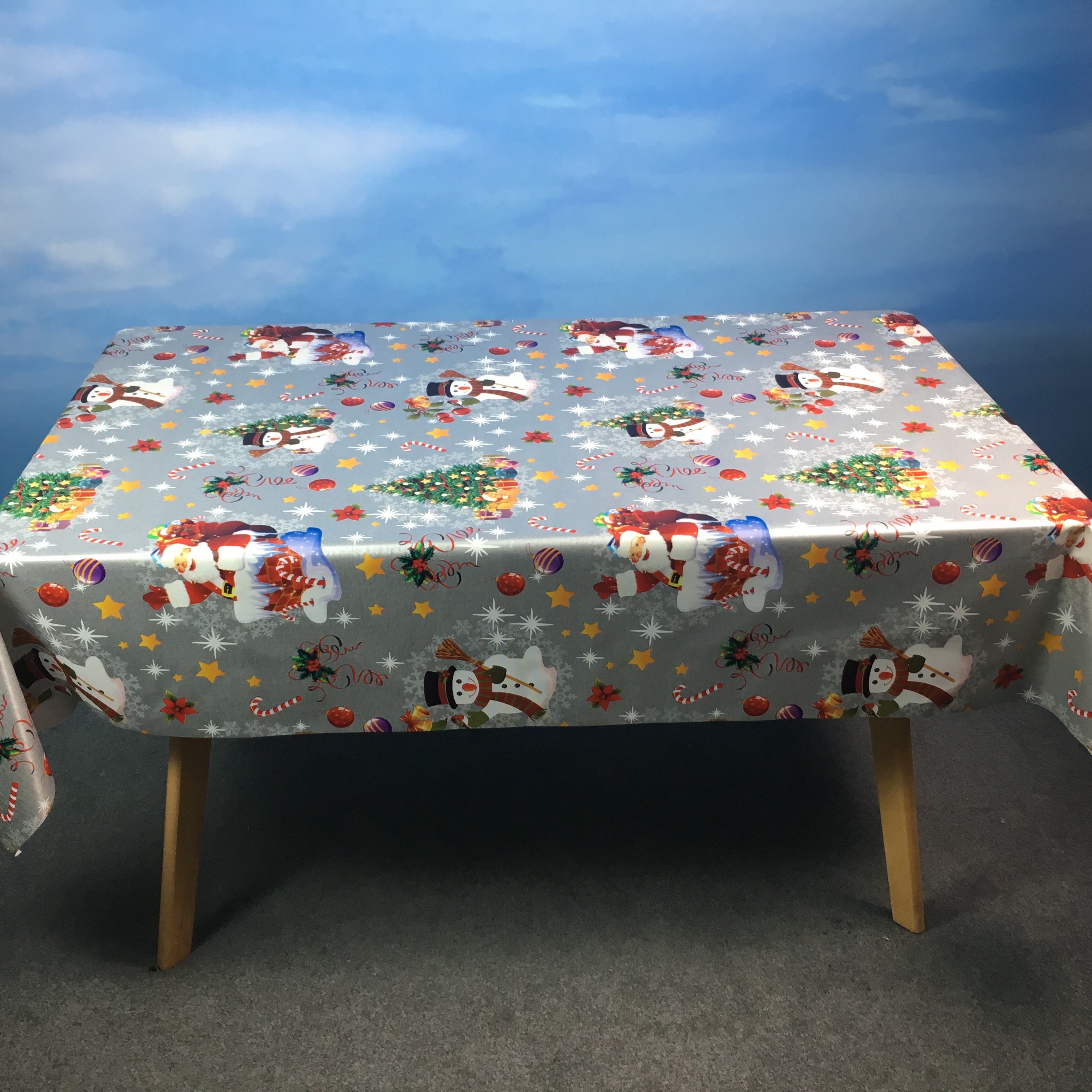 christmas PVC tablecloth