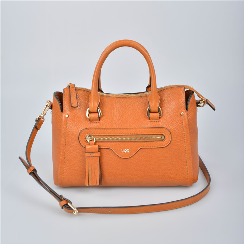 leather handbag/tote bag