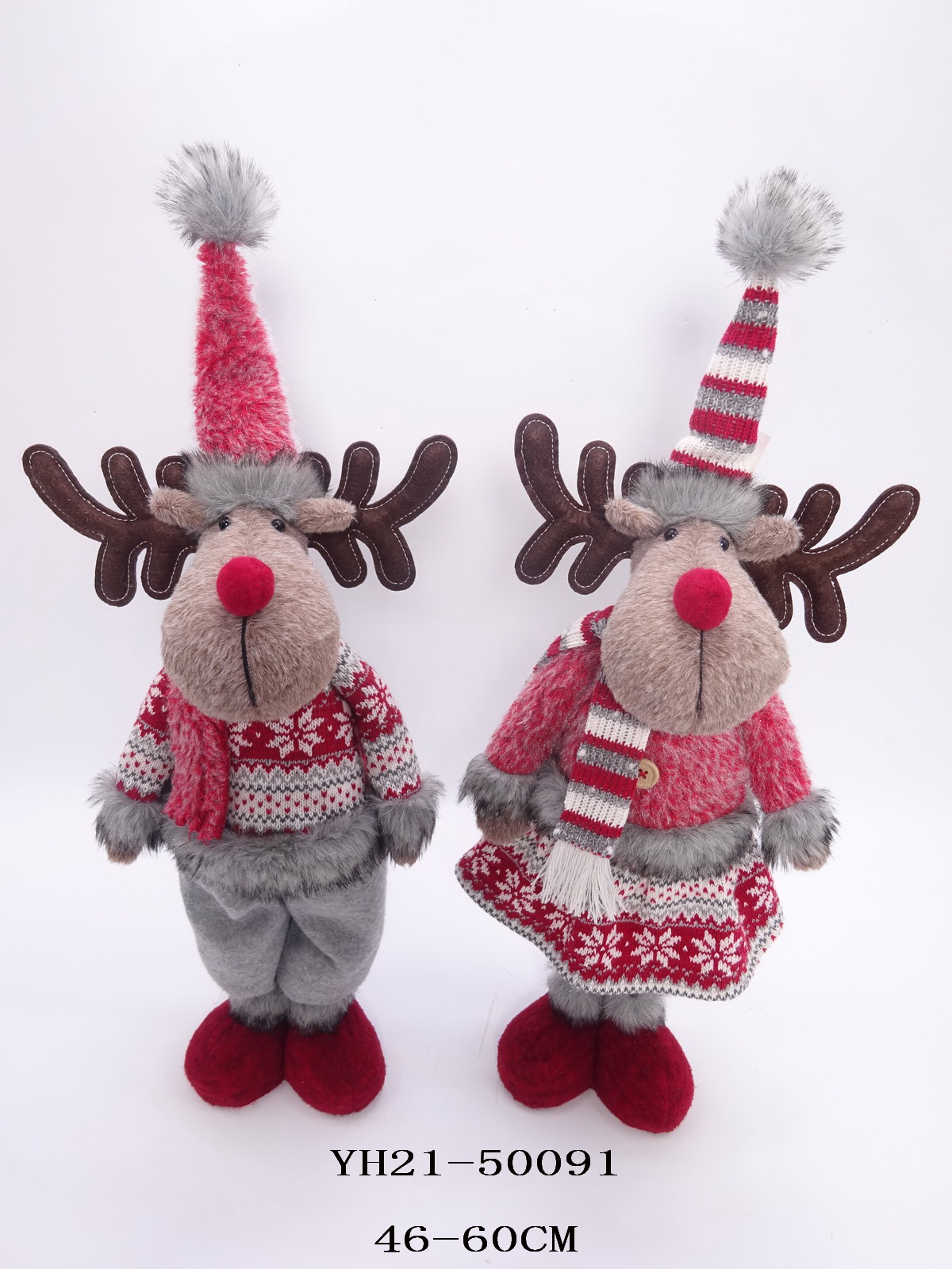 46/60CM Standing Christmas Reindeer