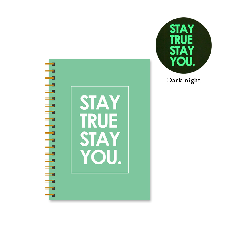 Luminous Spiral Notebook
