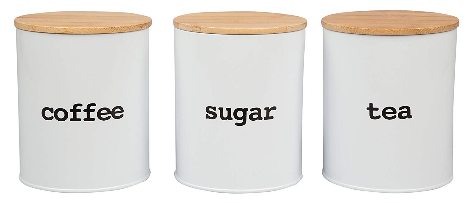 Metal kitchen food container cookies storage canister storage jar
