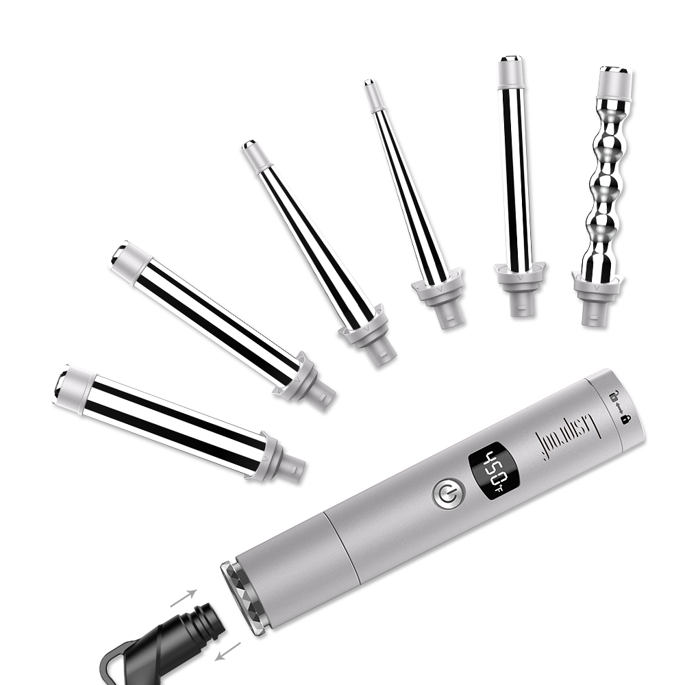 Lisiproof can easily carry curling iron LS-D001P with disassembly design. Different styles of curling iron head are selected