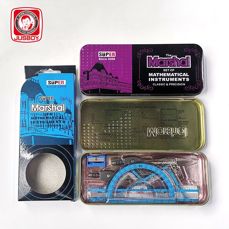 9pcs mathematical drawing tools mathematical set compass set
