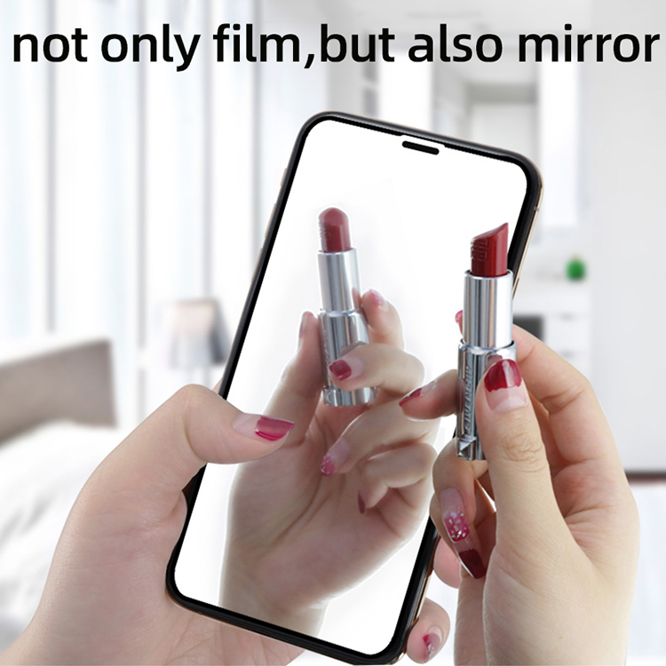 Mirror tempered glass screen protector anti-broken full glue full cover