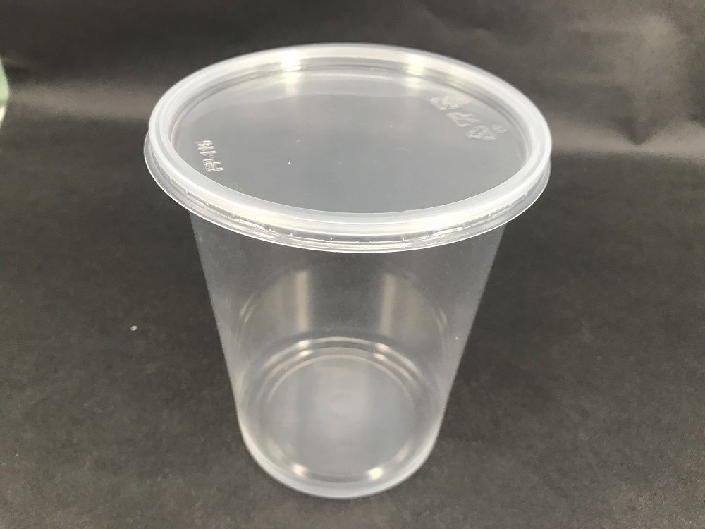 Disposable PP food container with lid