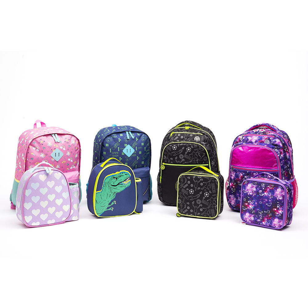 BTS student collection school backpack and lunch bag