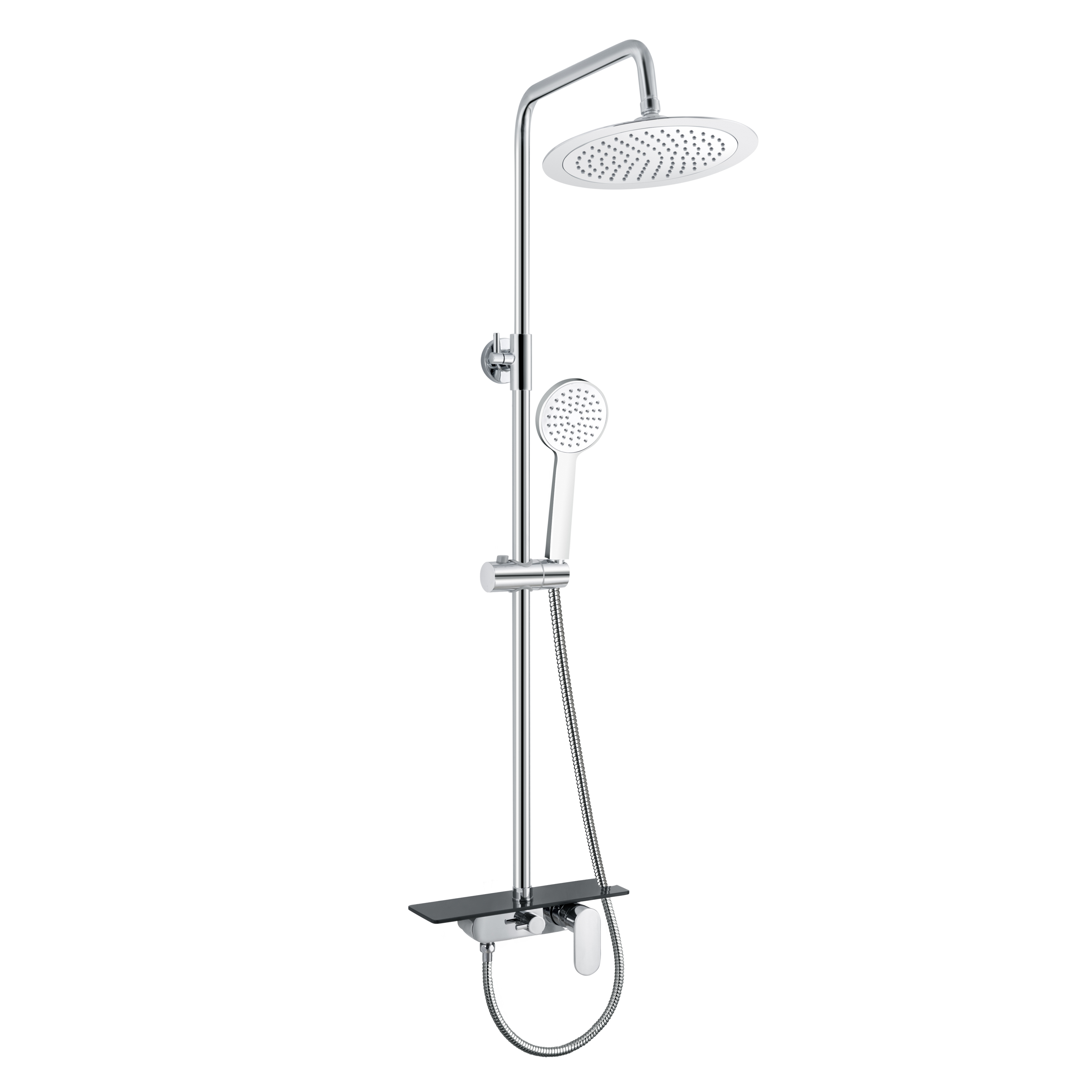 Thermostatic shower column