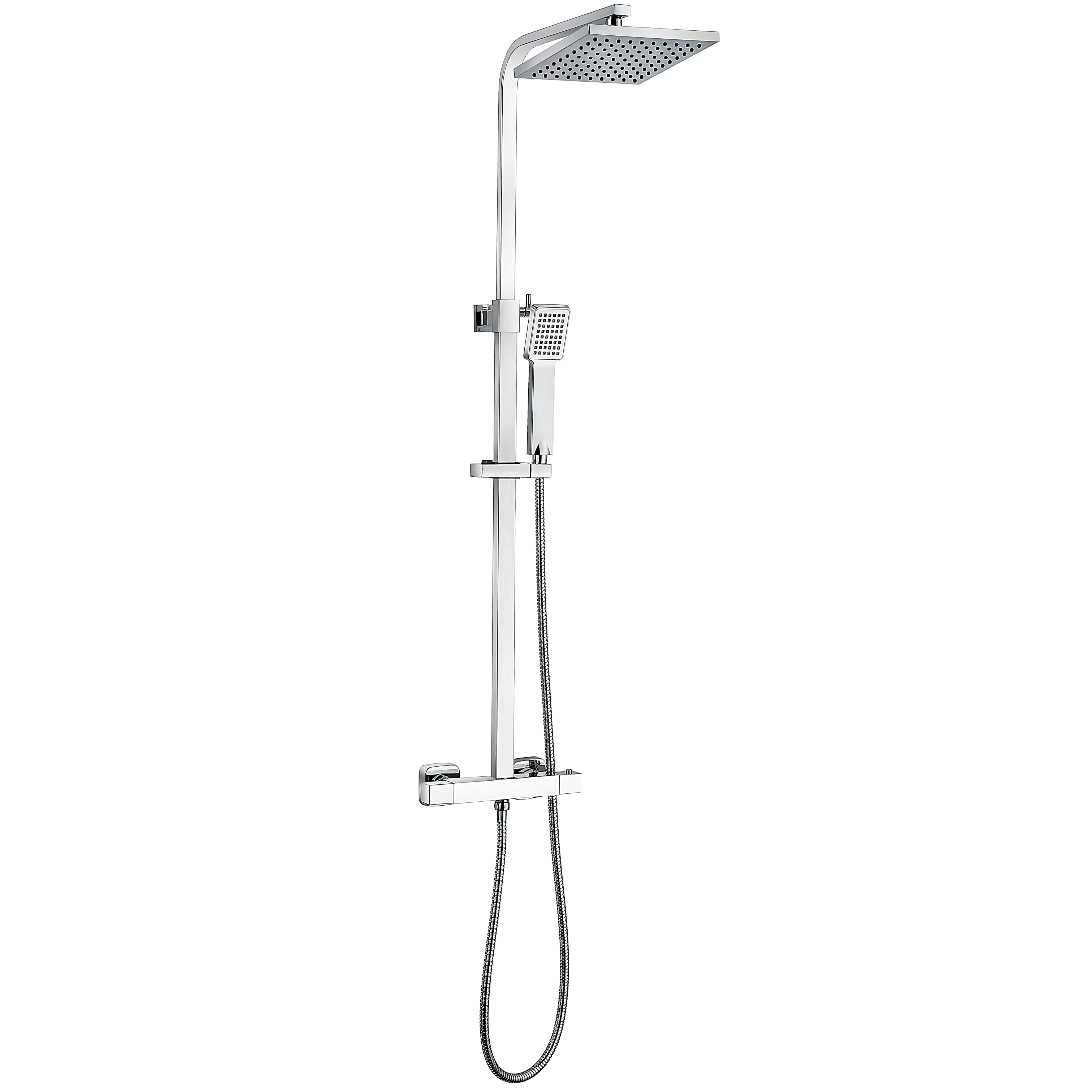 Thermostatic shower column