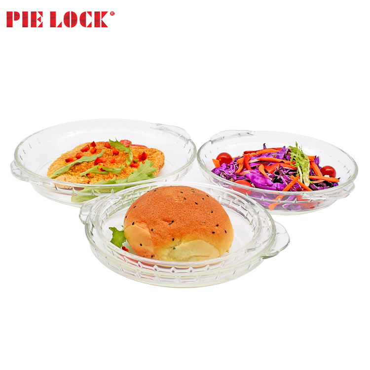 Hot sale reusable ovenware glass baking dishes tableware baking pan