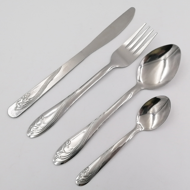 Cutlery set stainless steel flatware