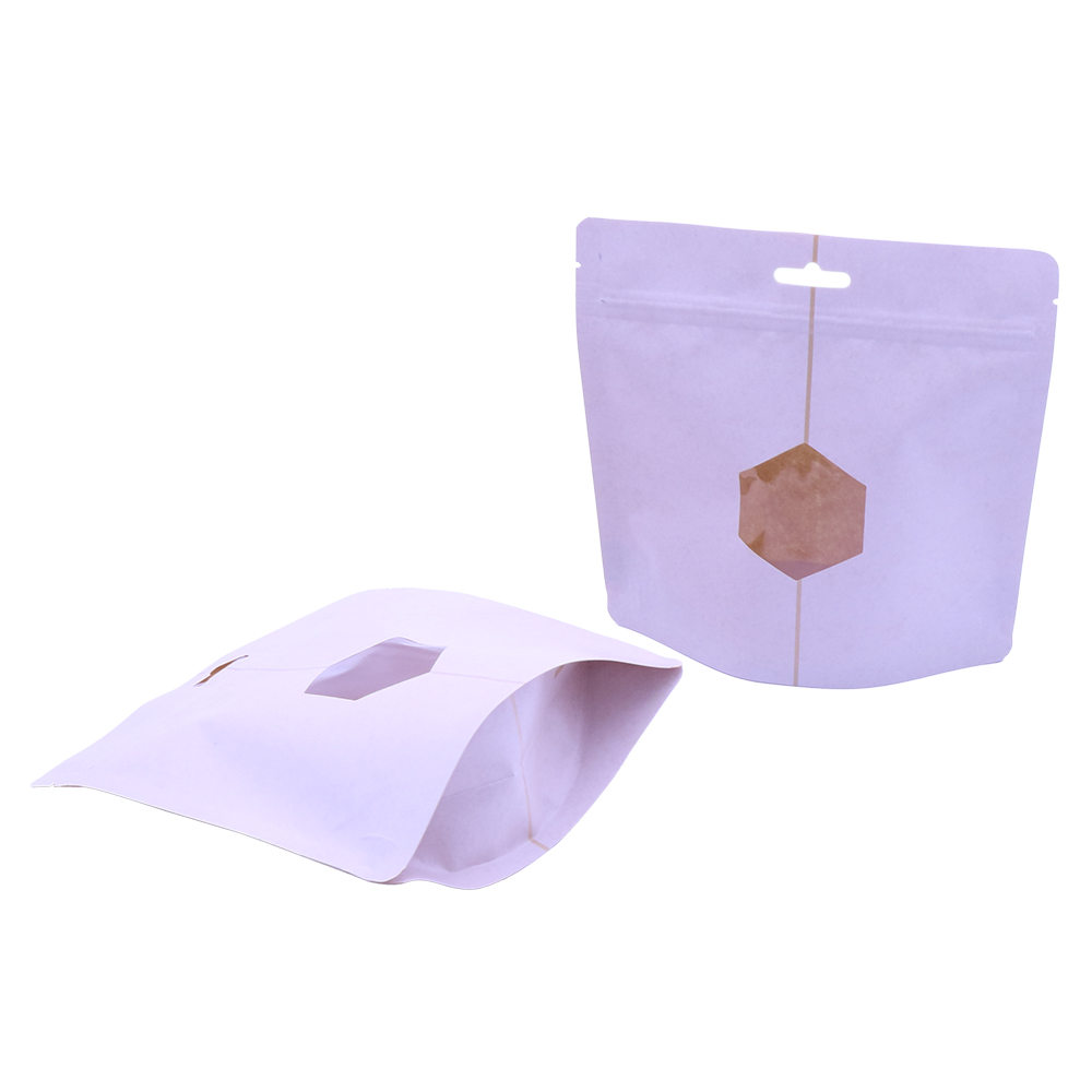 Biodegradable Custom Printed kraft paper bags 250g 1kg 12oz Flat Bottom Coffee Bag With Valve&Pocket