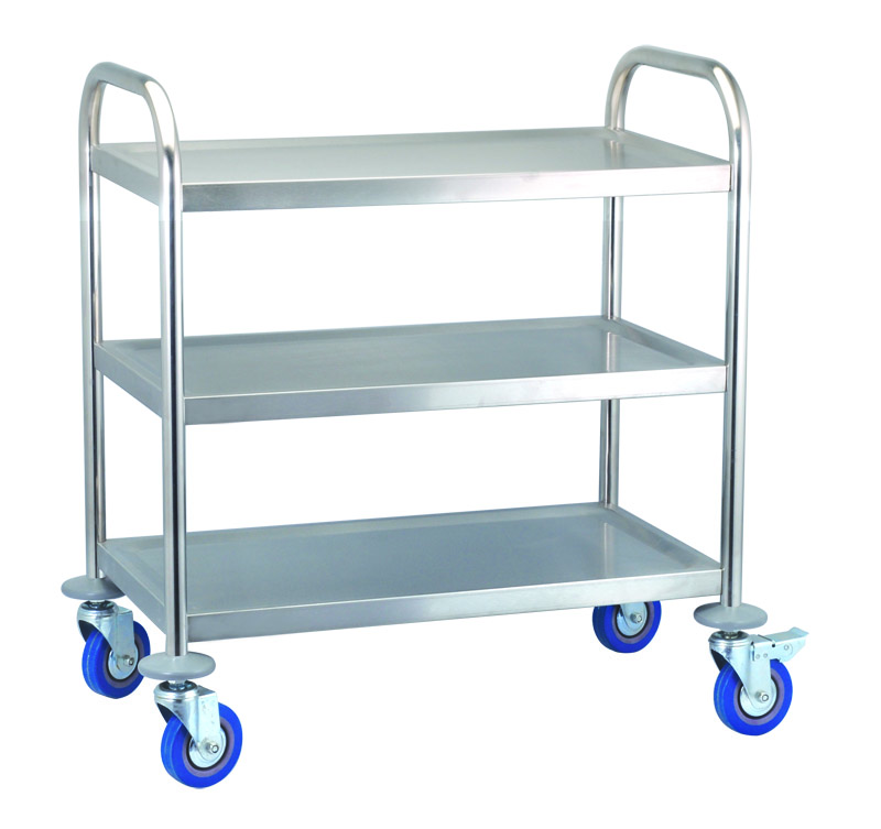 3 Tiers Round-Tube Dinning Cart