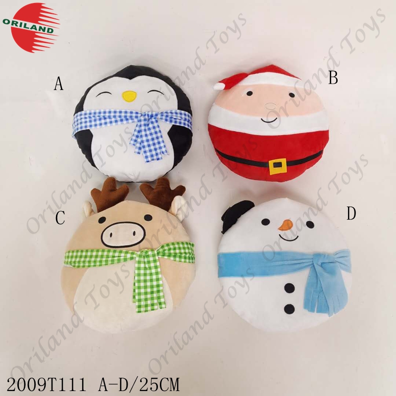 Christmas plush ball toy stuffed animal snowball