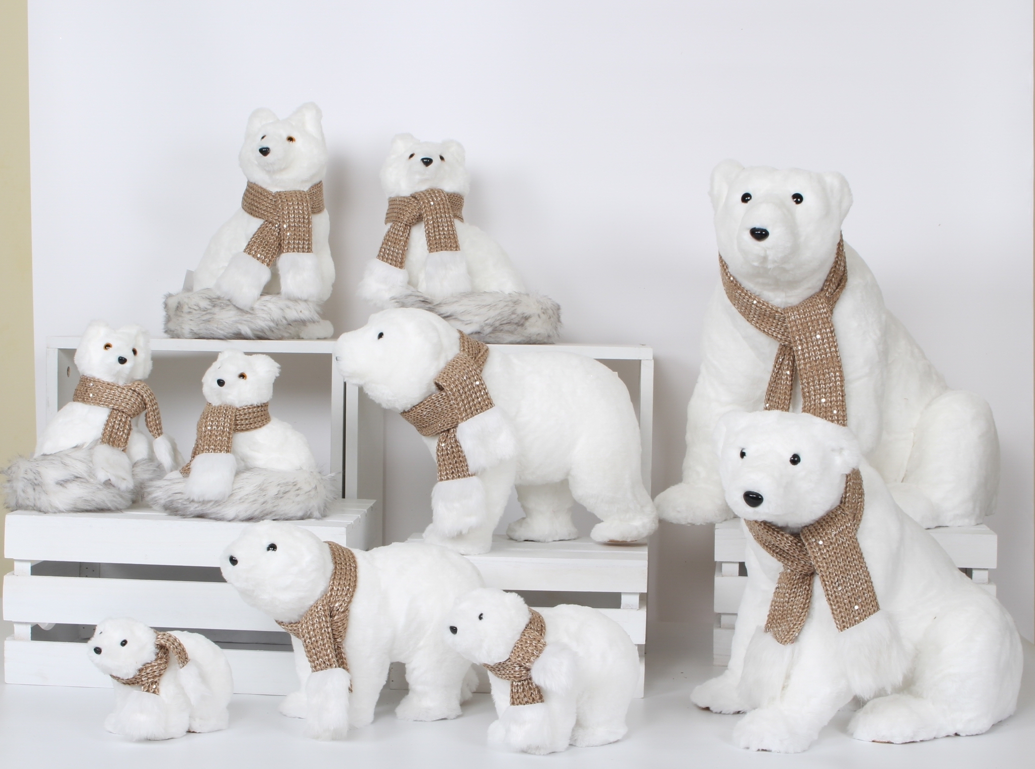 polarbear,fox