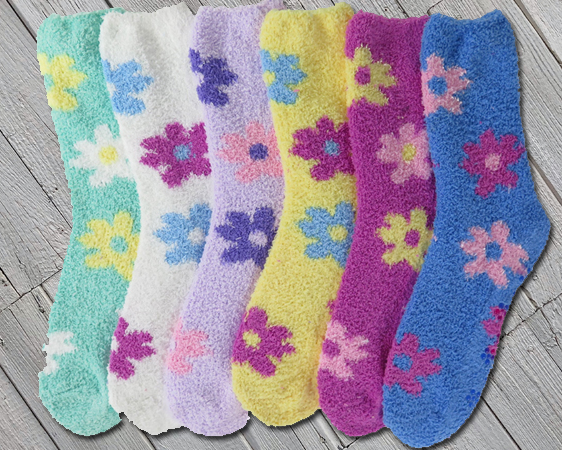Womens Fuzzy Socks