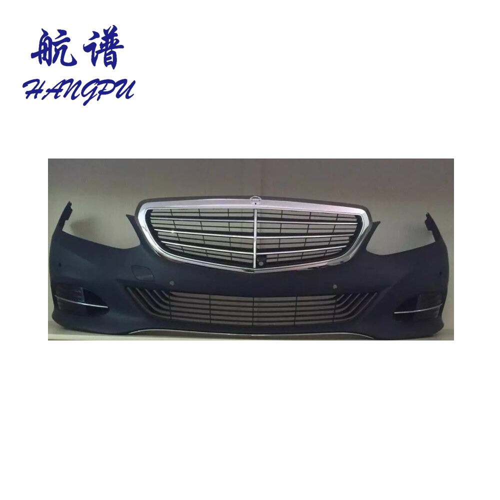 Front bumper set kit for Mercedes W212 E Class elegance exclusive 2014 2015