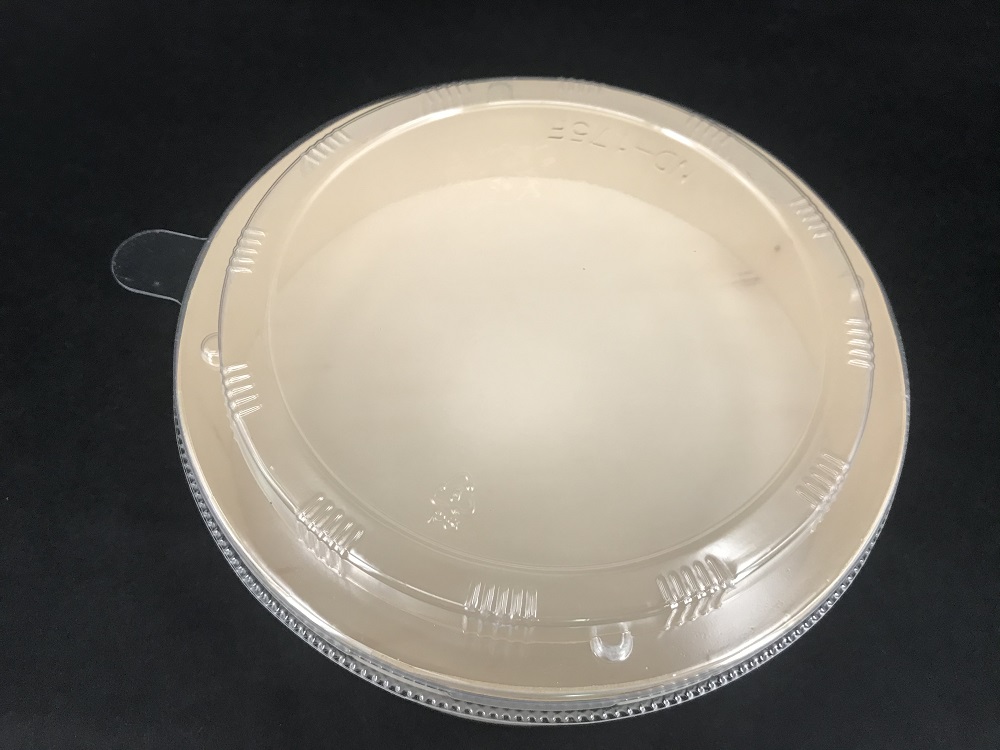 Wooden food container with lid