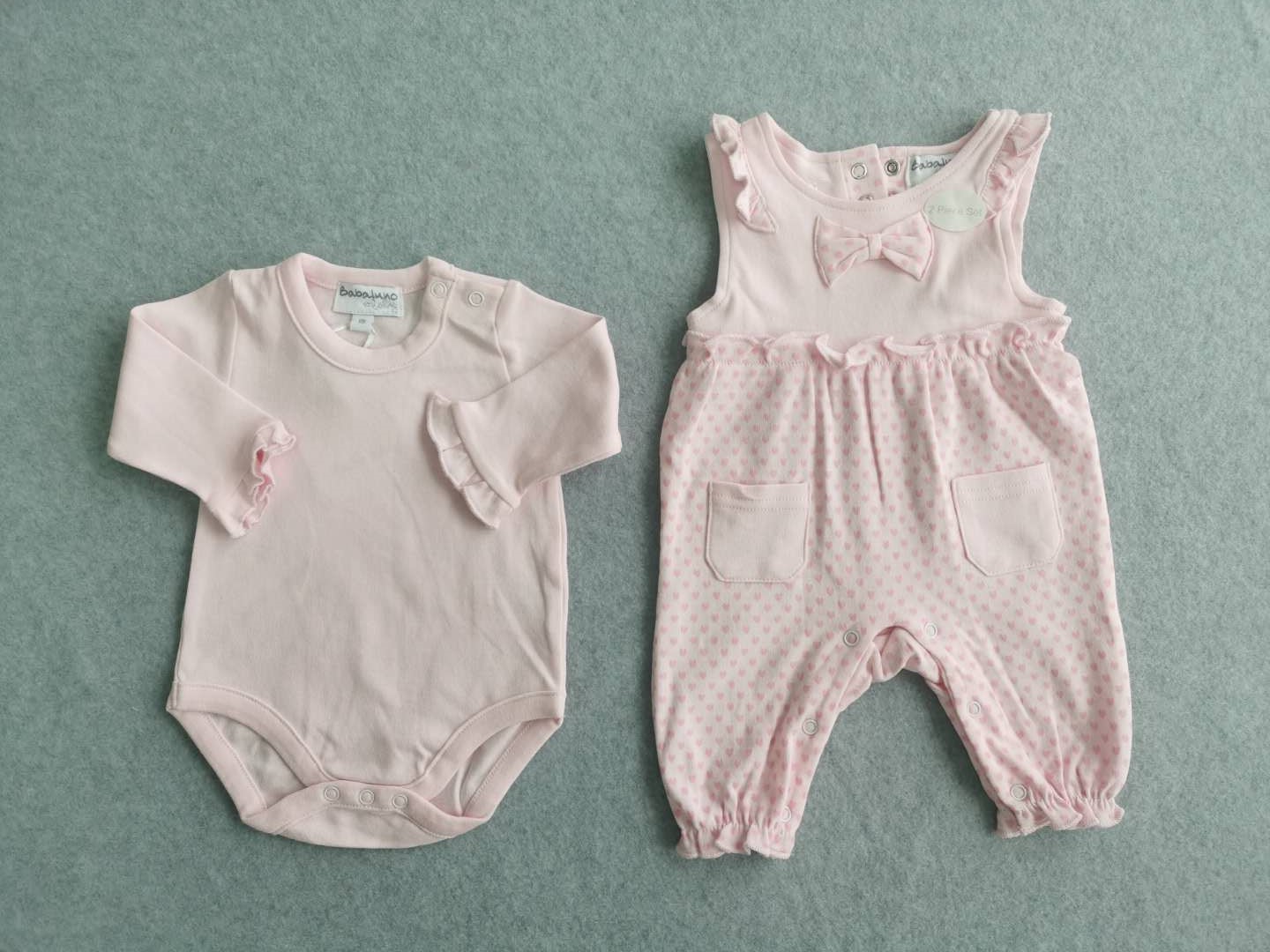 180g 100% cotton interlock baby set