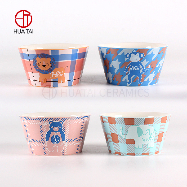 CERAMIC BOWL Cartoon style ceramic bowl