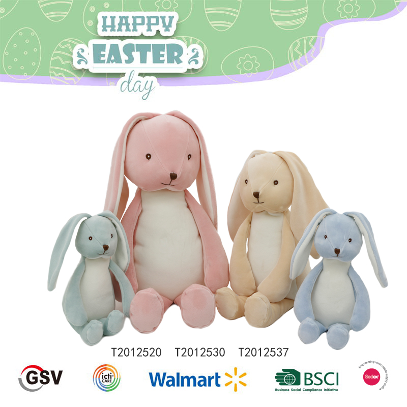 Easter Animals Rabbit Gtst Plush Toy（t2012520/T2012530/T2012537）