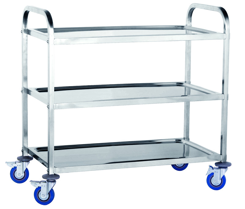 3 Tiers Square-Tube Dinning Cart Service Cart