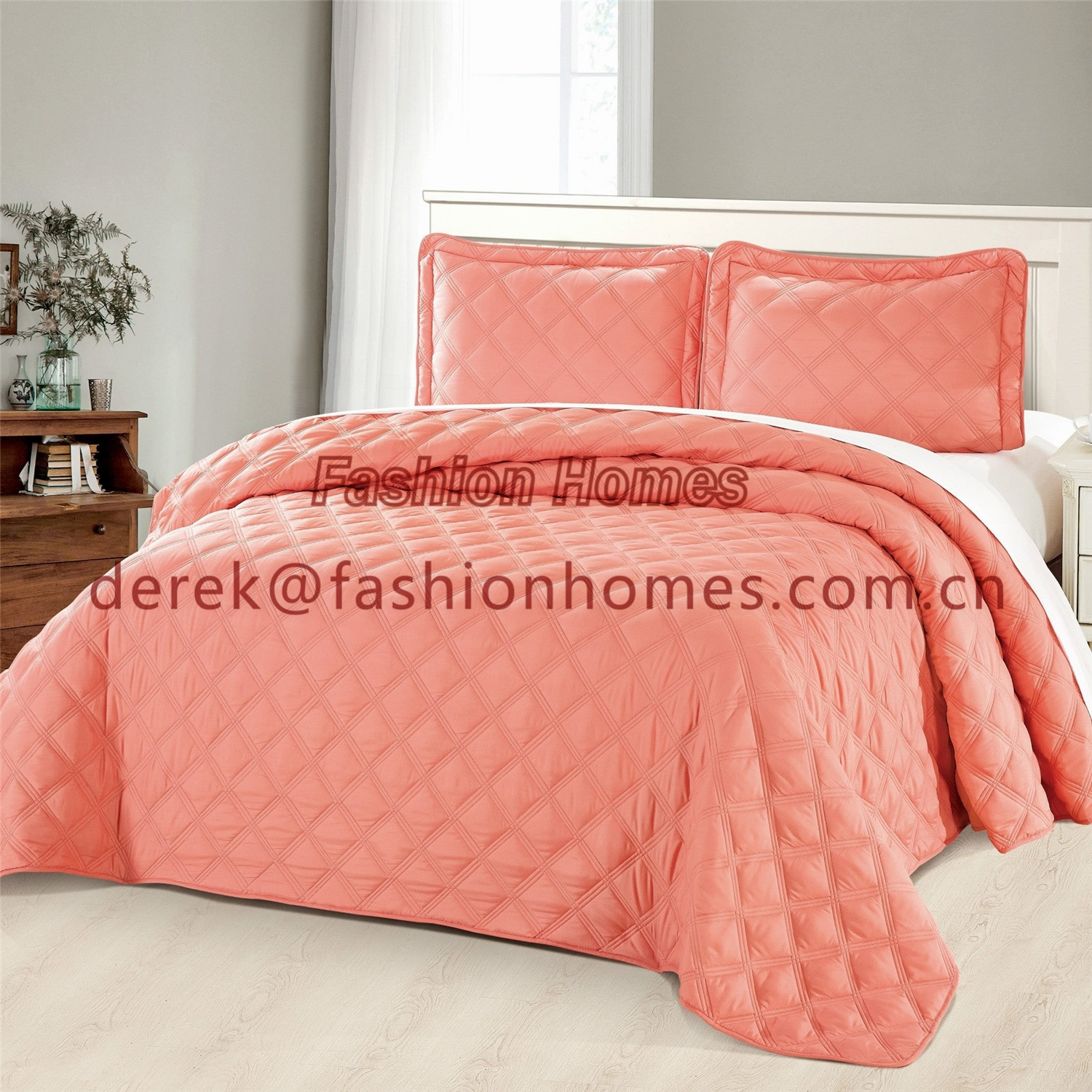 3PCS Embroidery quilt