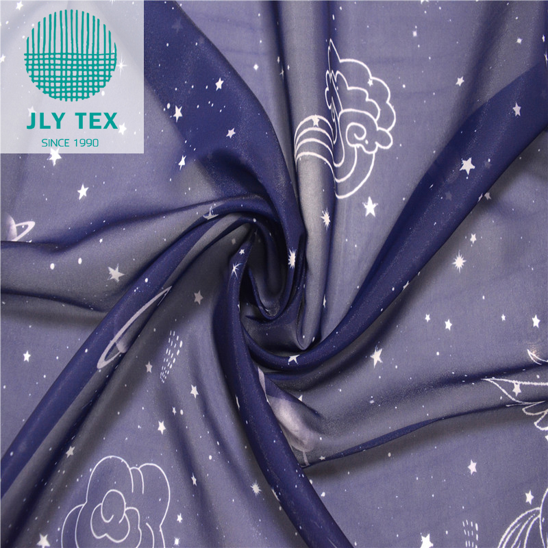 Digital printing organza