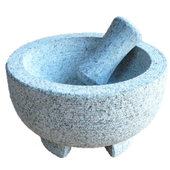 Durable Granite Spice Grinder Stable Performance Round With Three Legs