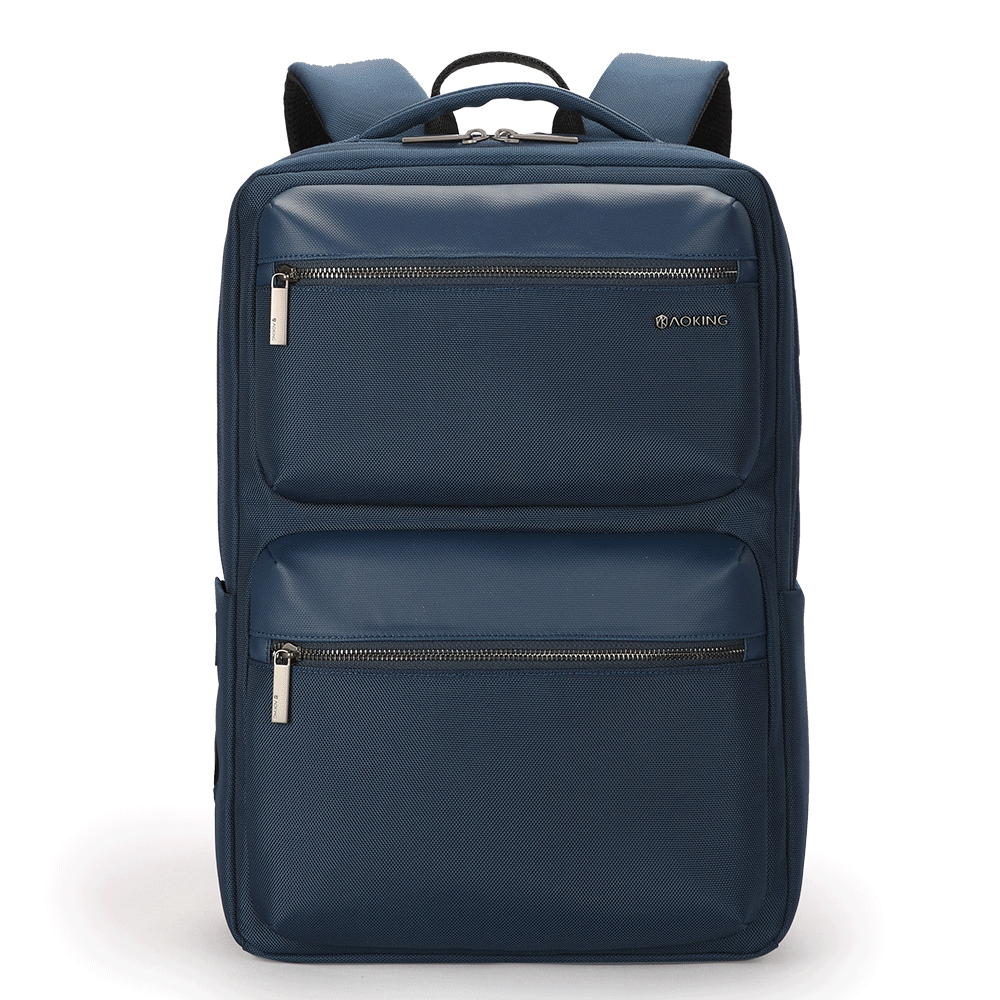 Aoking Dual USB Charging Breathable Male Anti-theft Business Travel Backpack