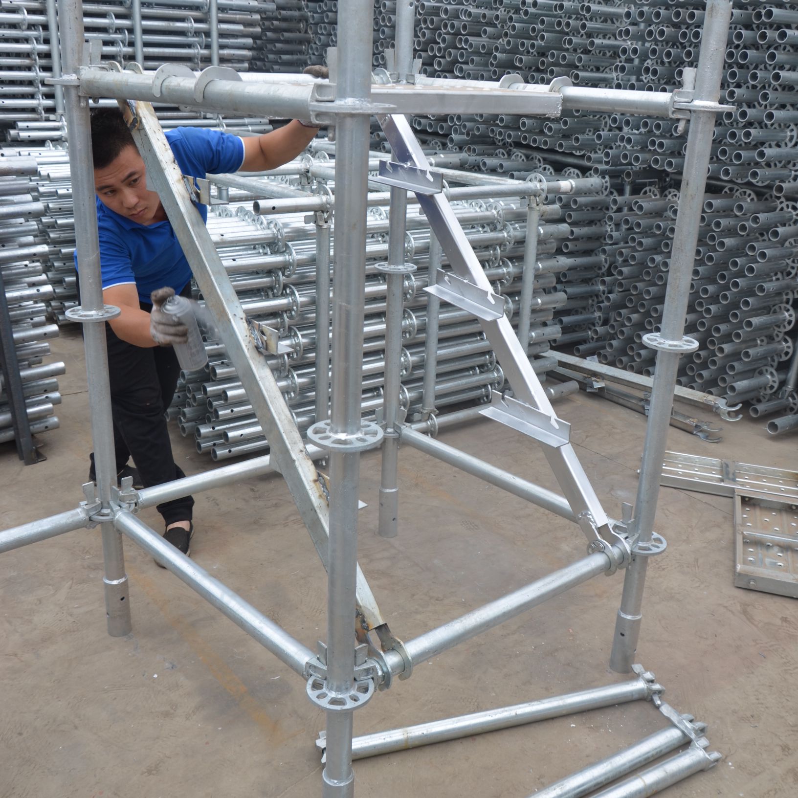 Scaffolding System for Building Construction