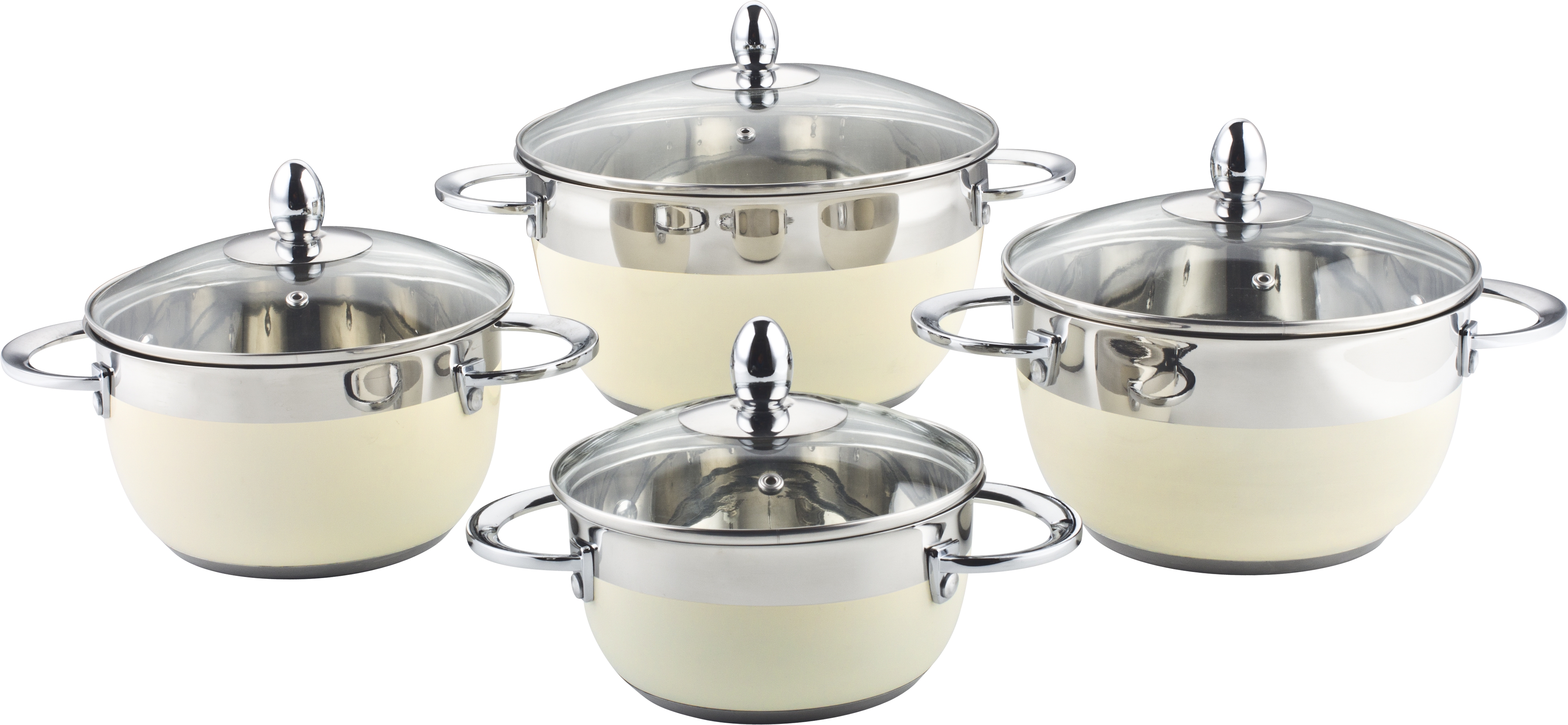 Concial Shape Cookware set 8pcs