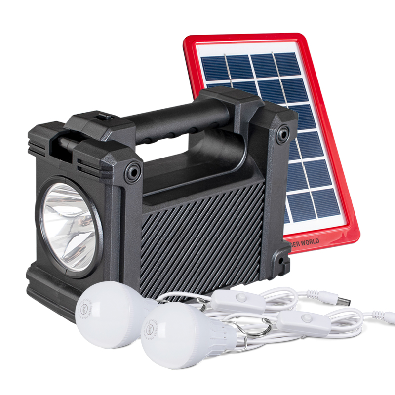 HUYU SE06 solar power mobile lighting system for outdoor camping