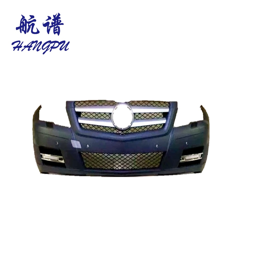 Front bumper set kit with DRL lights for Mercedes Benz GLK X204 2011 2012