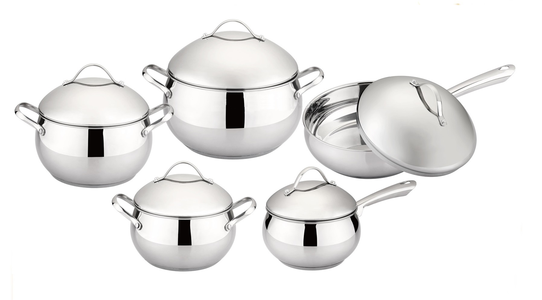 Apple Shape Cookware set 10pcs set