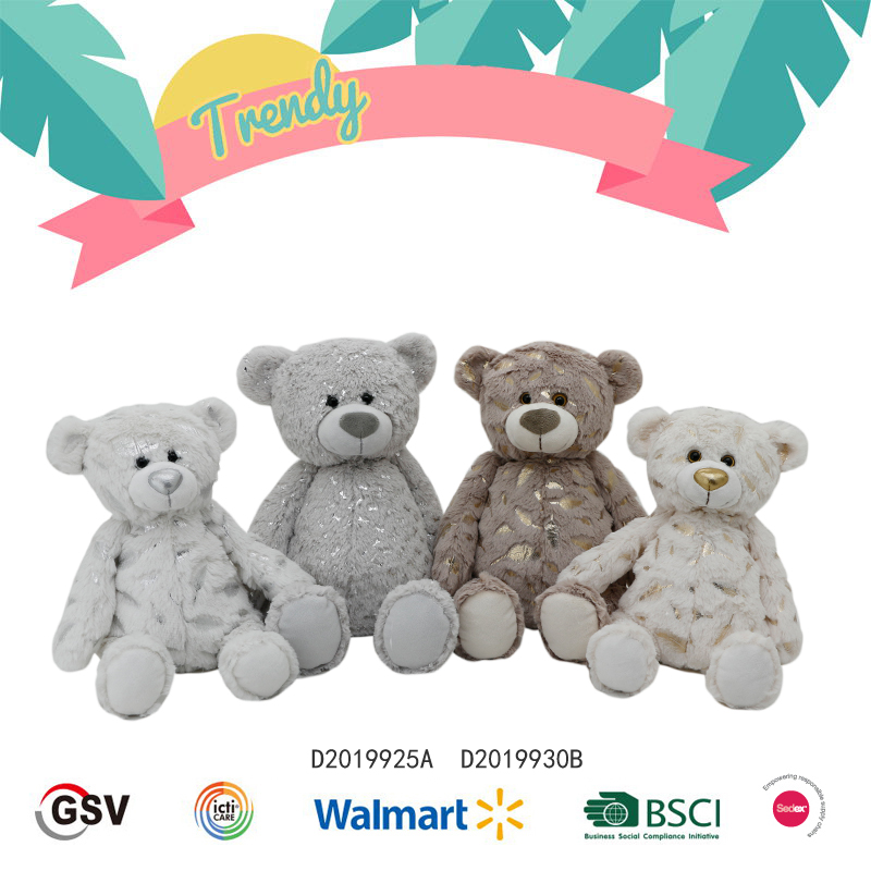 Trendy Animals Bear Gtlt Plush Toy(D2019925a/D2019930b)