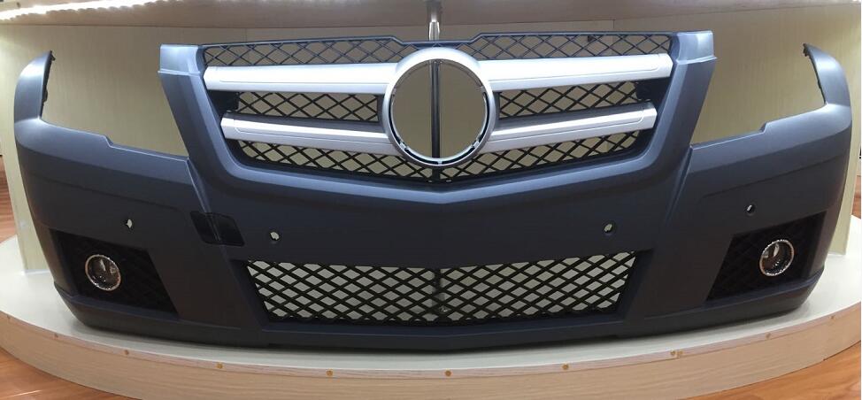 Front bumper set kit with fog lights for Mercedes Benz GLK X204 2011 2012