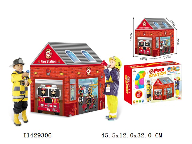 Play Sets house kids tent with 50pcs ocean ball