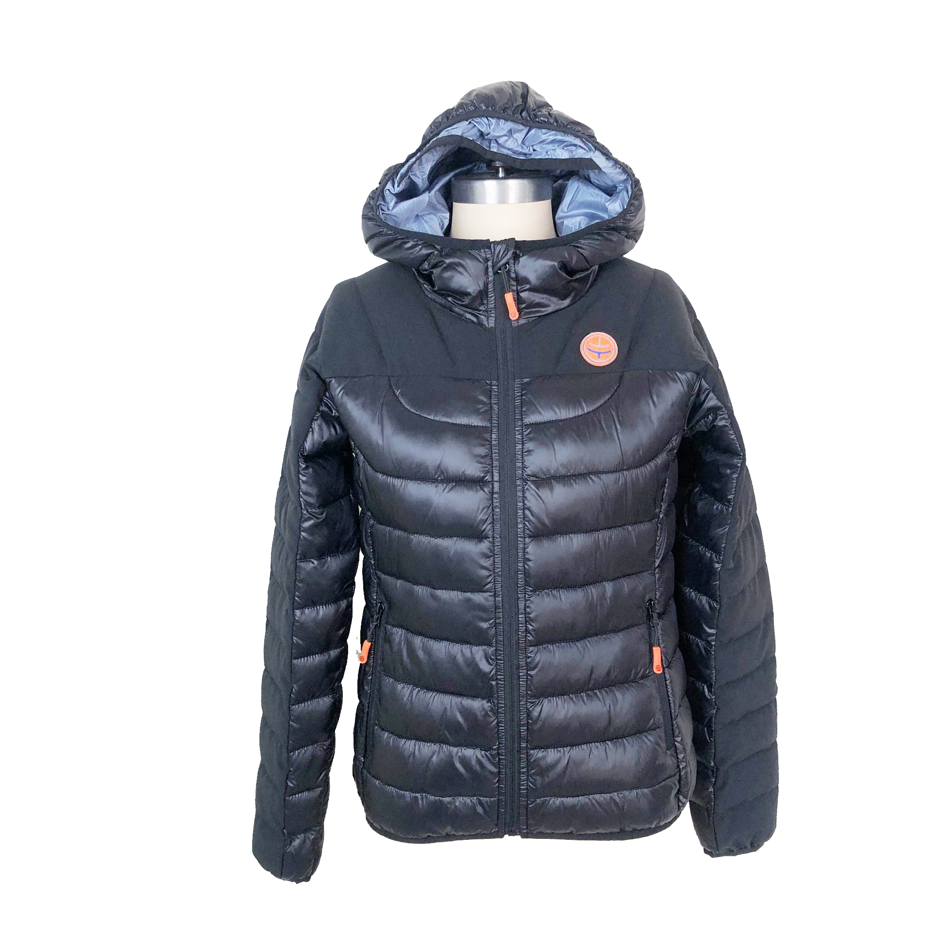 Ladies Fashion Quilted Classic Hood Padding Short Coat Jacket