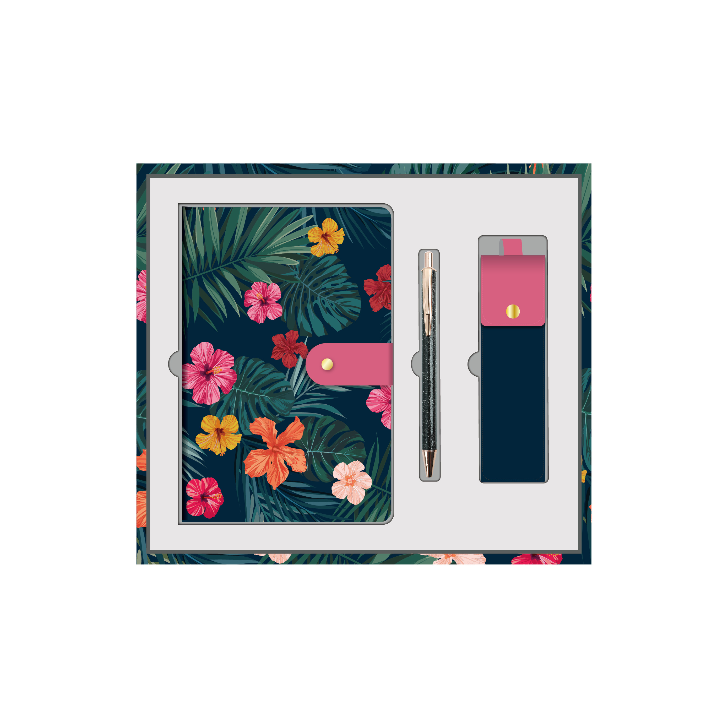 notebook&metal pen set