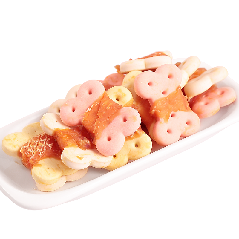 Pet Snack Chicken and bone shape biscuit