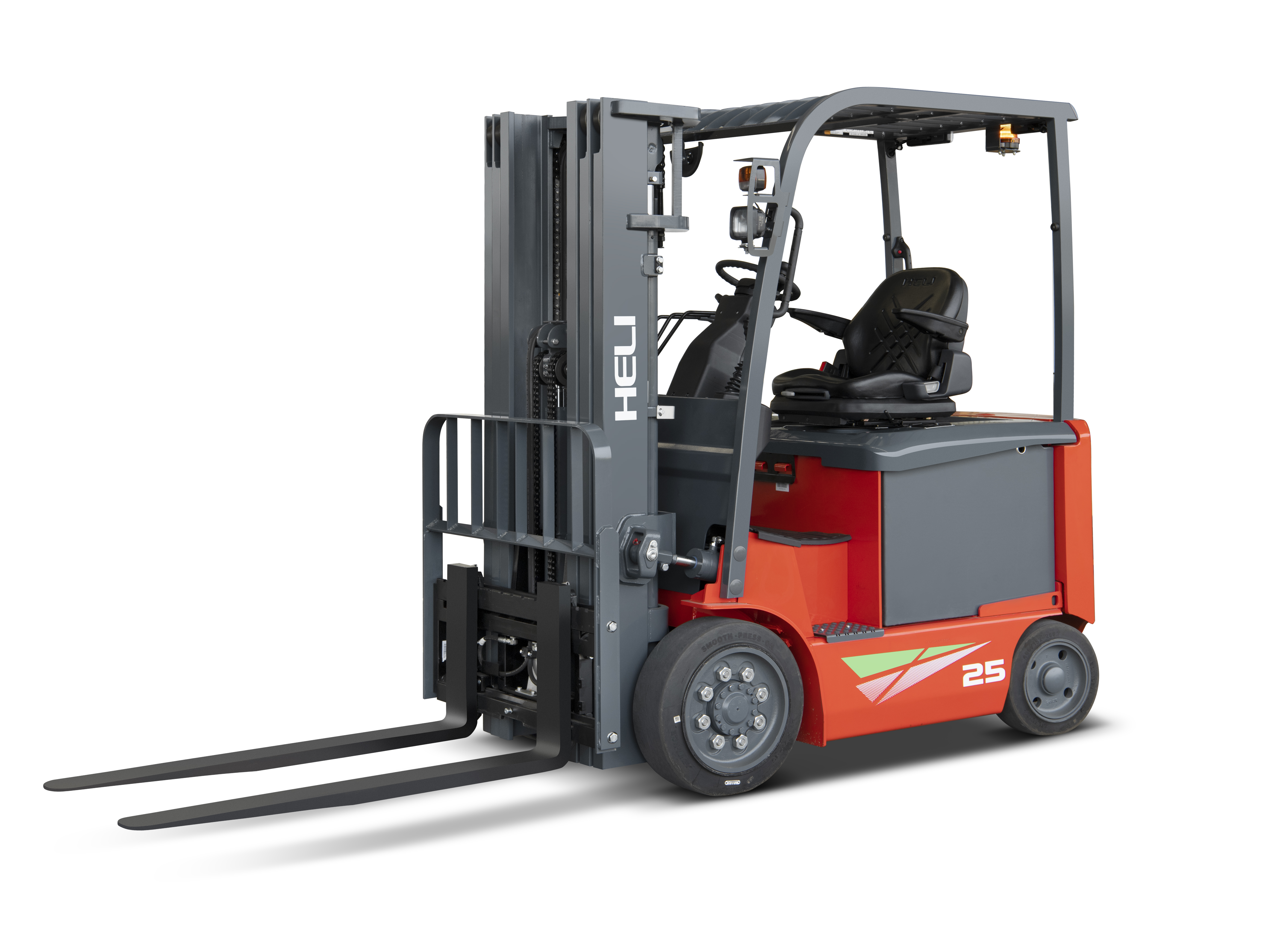 G Series 2-3.5T（4000-7000lbs） Electric Counterbalanced Cushion Tire Forklift