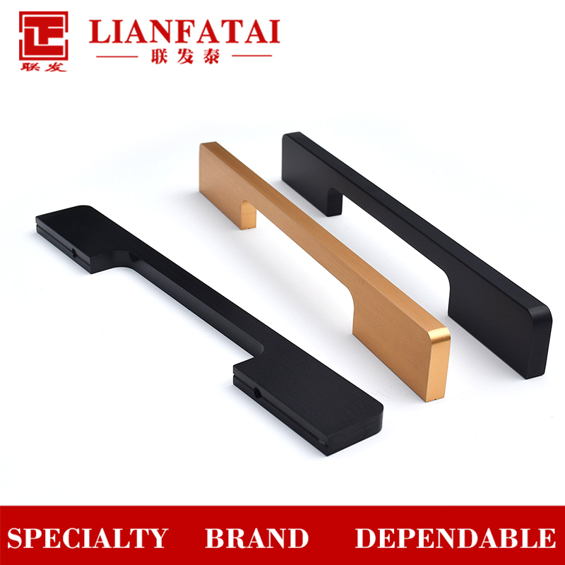European style cabinet alloy handle modern minimalist door aluminum handle