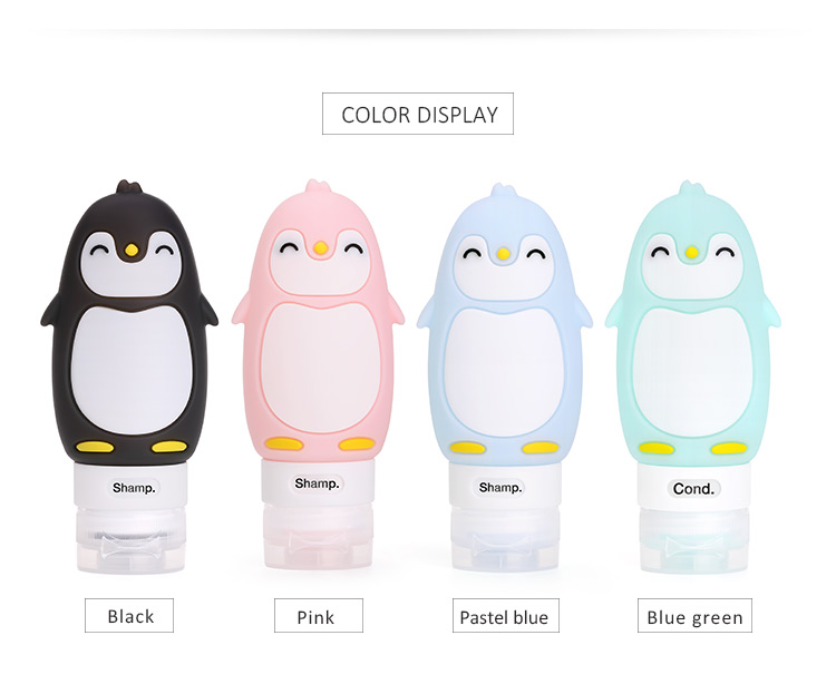 Hot Travel Bottles Sets Silicone Squeeze Refillable Containers Tubes For Liquid Toiletries