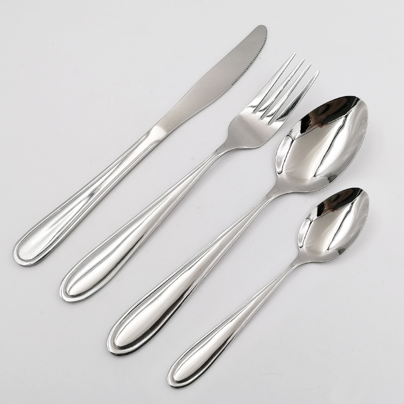 Hot-sale style hand polish stainless steel flatware