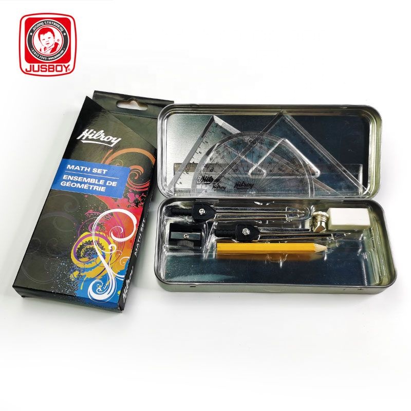 Mathematical tools compass ruler set
