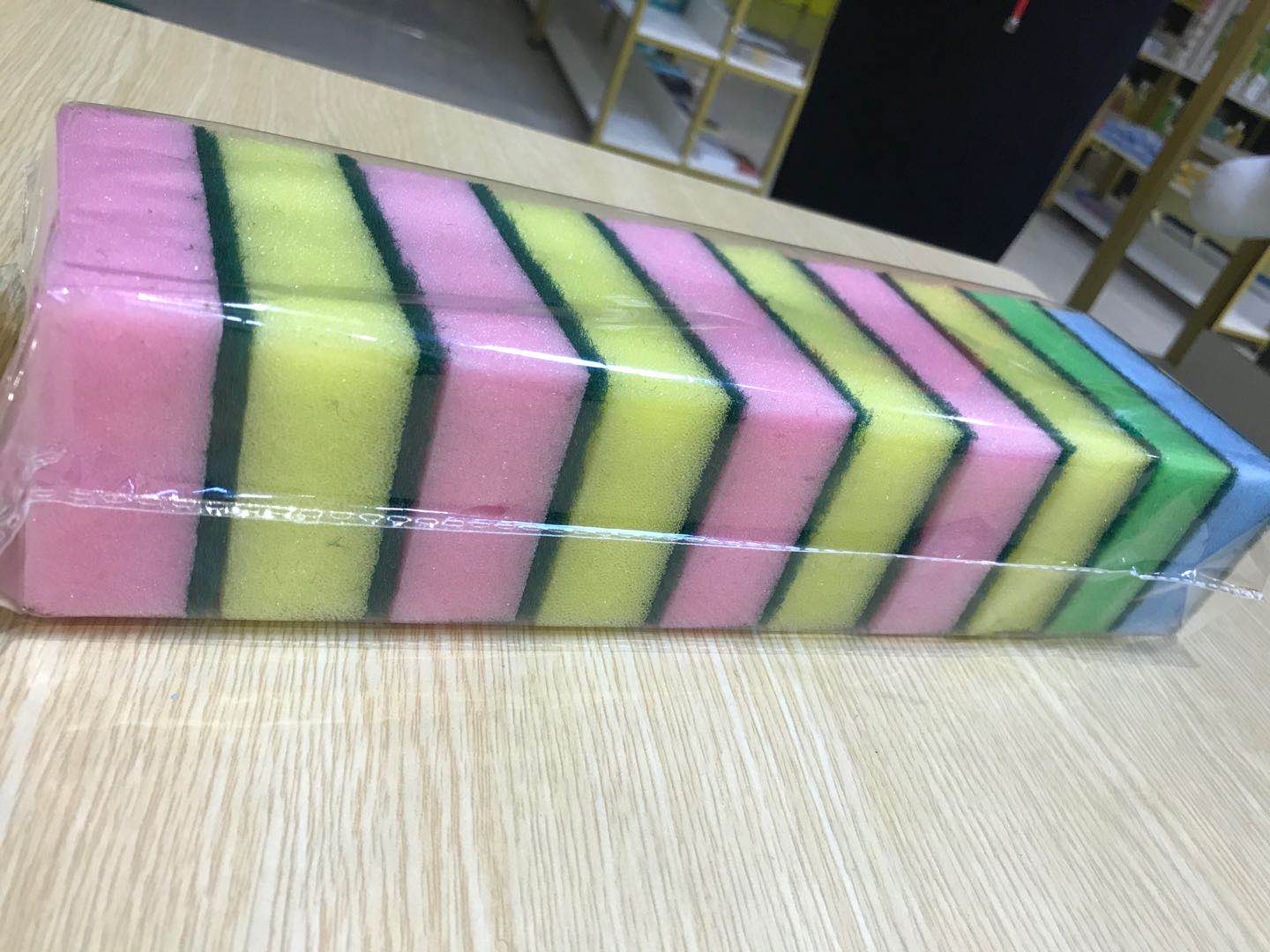 hot sale dish washing sponge scourer double sided