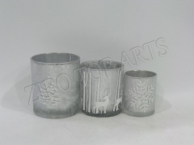 Glass Candle Holder