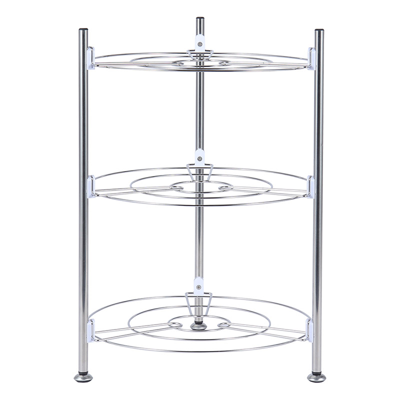 Bath Towel Shelf,Iron Wire Wall Mount Corner Tower Rack,Bathroom Accessories With Hooks Bathroom Hanging Rack Shelving