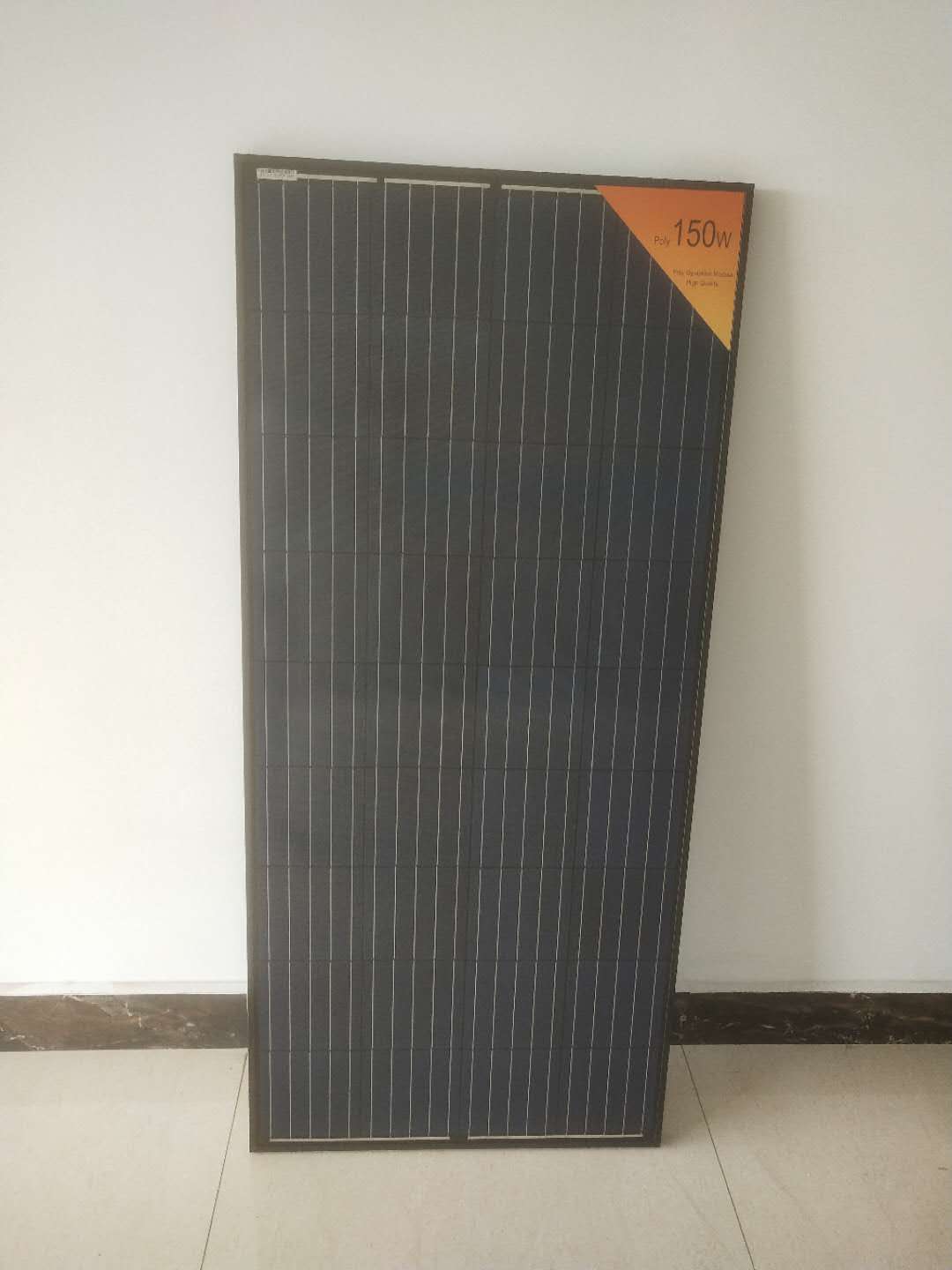 HUIDA Black border polycrystalline 150W solar panel solar module factory Customize on or off-grid photovoltaic power generation system